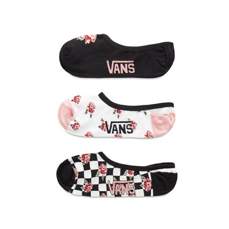 SOCQUETTES ROSE CHECKERBOARD CANOODLE (3 paires) Vans