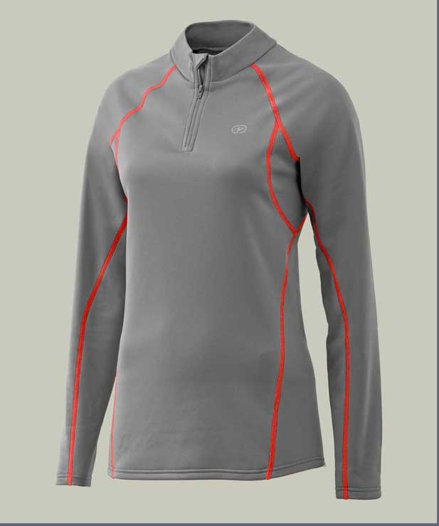 T-shirt Femme col zippé Easy Body Thermolactyl 4 Damart Sport - Atmosphere  Gap