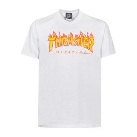 T-shirt flame logo Thrasher