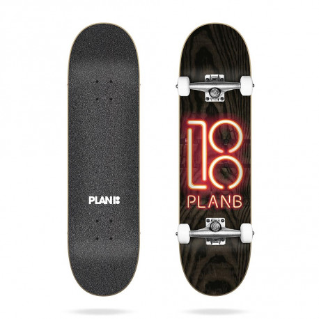 Skateboard Team Neon Sign 8.0" Plan B