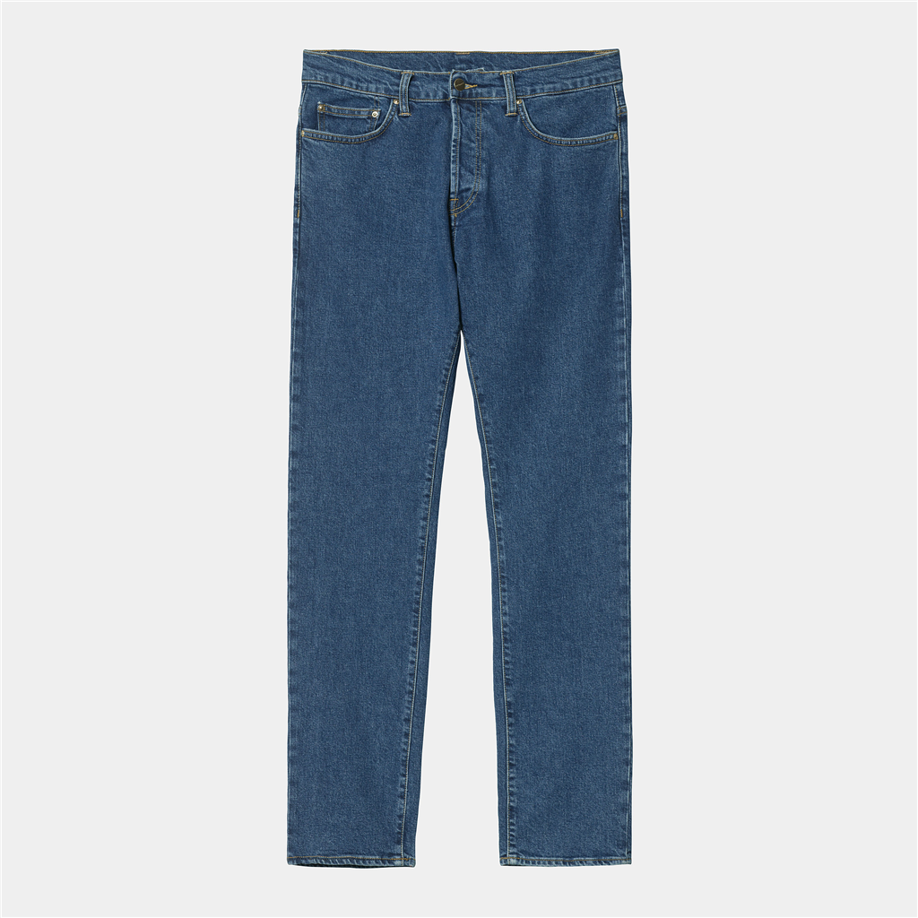 Klondike Pant Blue Stone Washed Pantalon Jean Carhartt pour homme Homme Vêtements Jeans Jeans coupe droite 